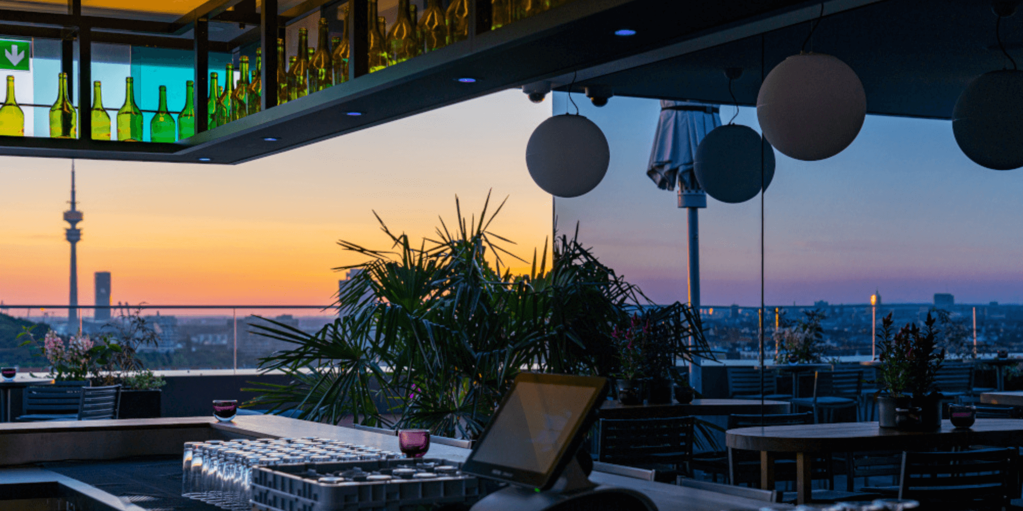 Dachterrassen und Rooftop Bars München