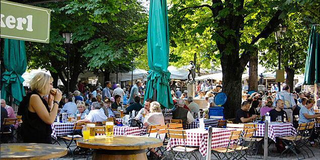 Biergarten am Viktualienmarkt